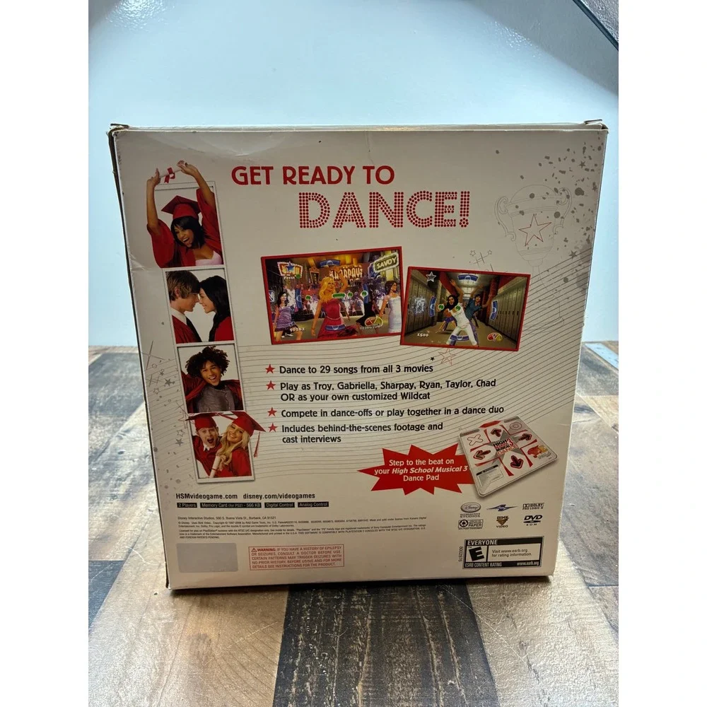Disney High School Musical 3 Senior Year Dance PS2 Dance Pad Tested